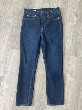 Gap Dark Blue Women's Vintage Slim High Rise Jeans